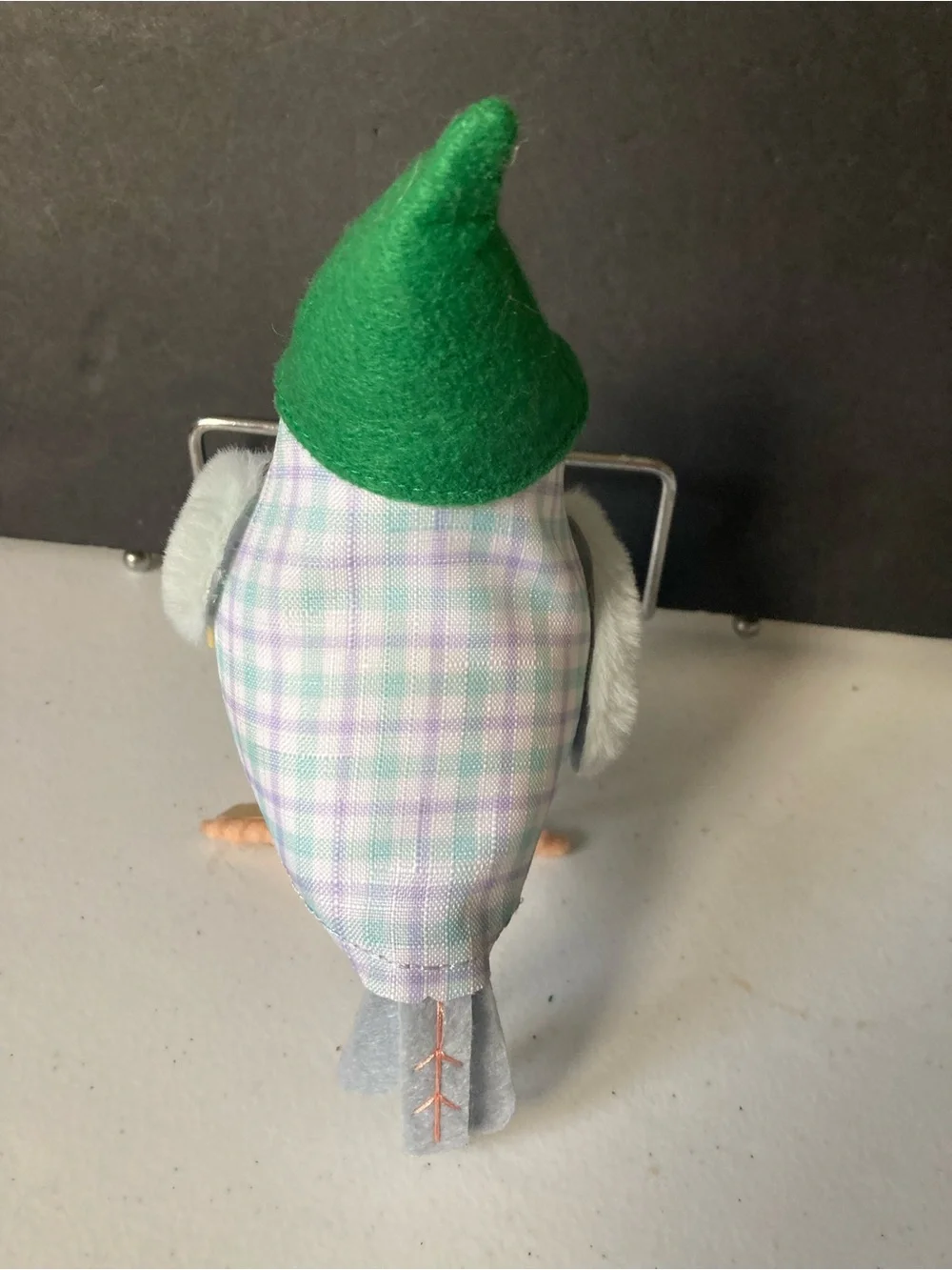 Target Gnome Bird Bud with Felt Green Hat and Brown Beard Spring Easter 2023